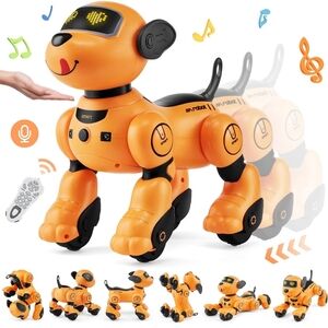 Robot Dog, Toys Remote Control, Talking Dancing Touch, Voice Programmable 2.4GHz